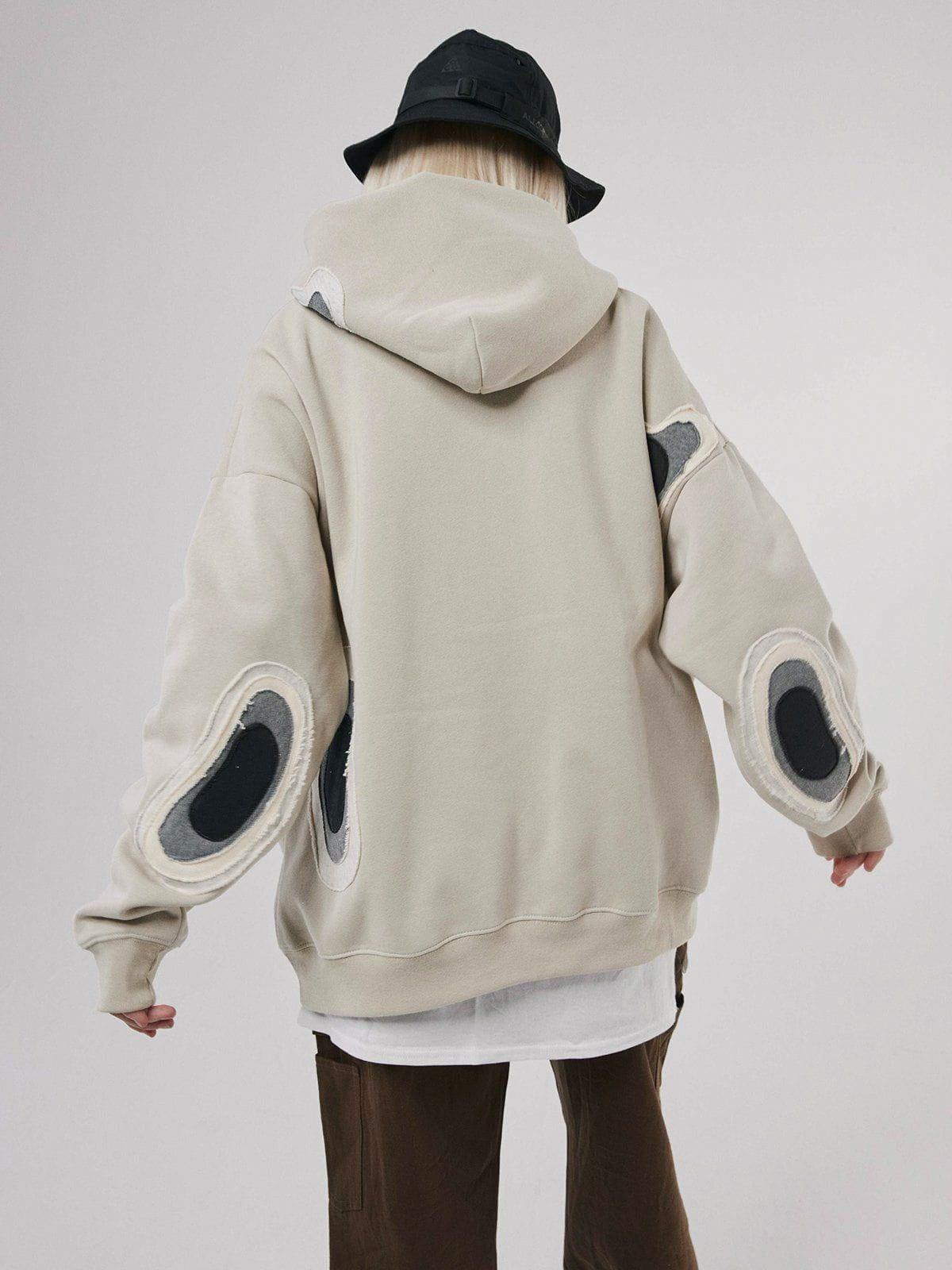Spot Patchwork Hoodie