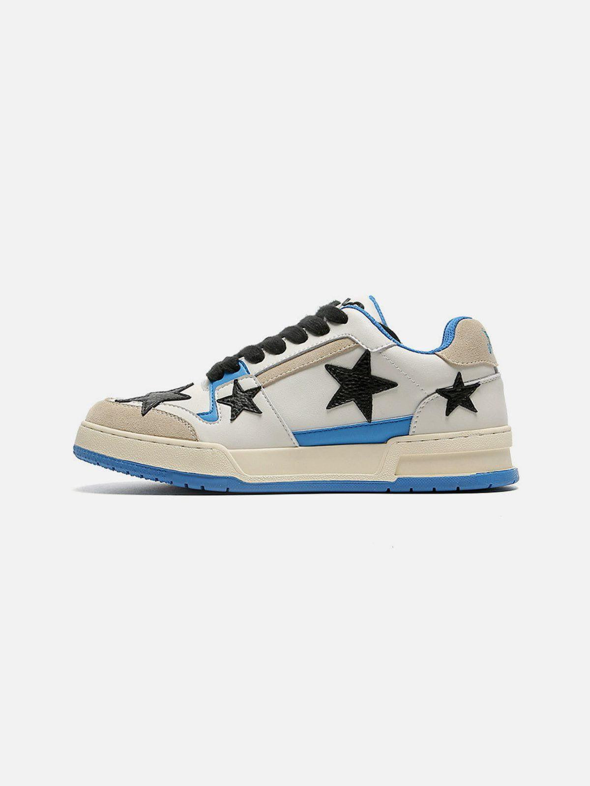 Star Color Blocking Skate Shoes