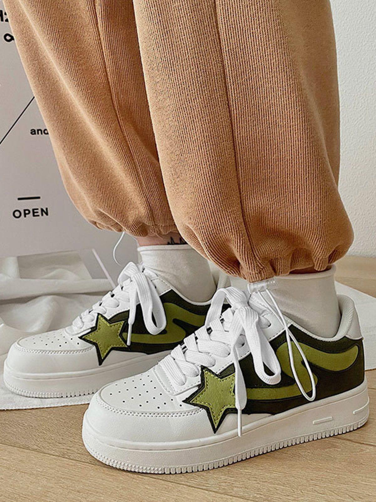 Star Color Matching Casual Shoes