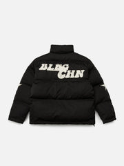 Star Letter Embroidery Winter Coat