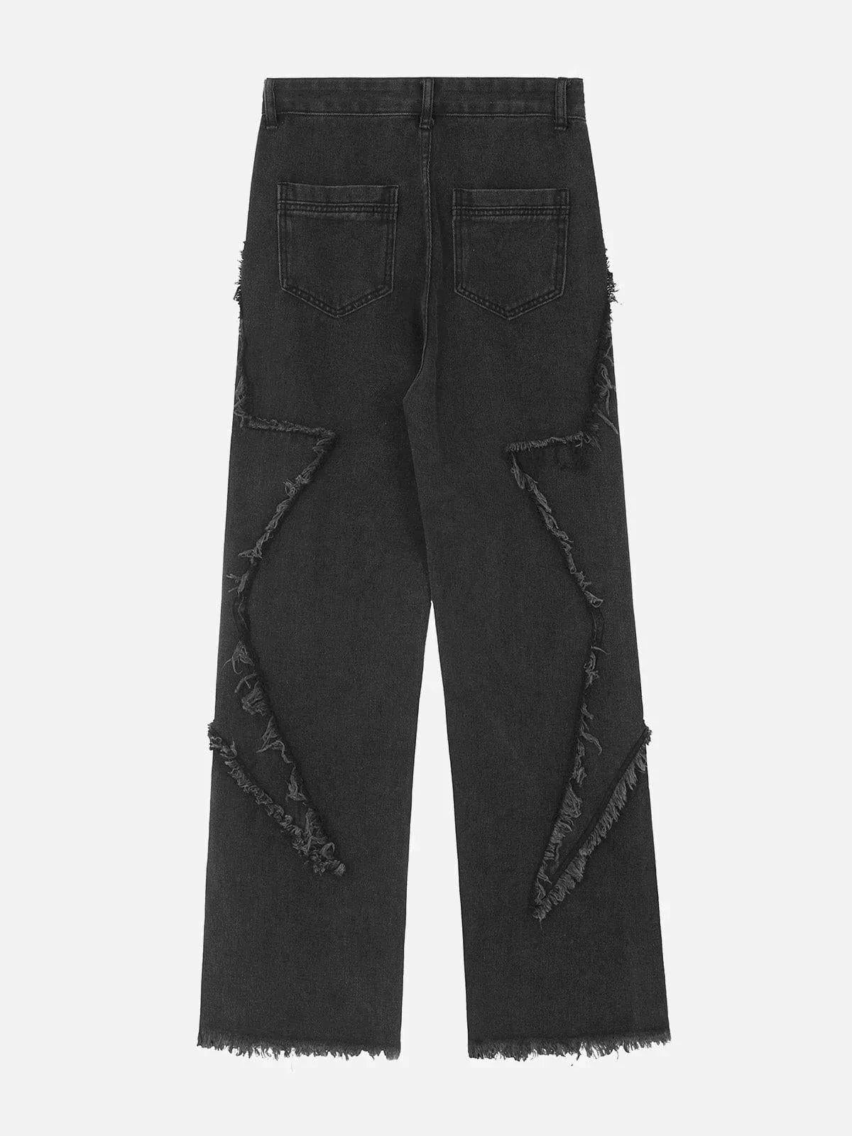 Star Patchwork Jeans