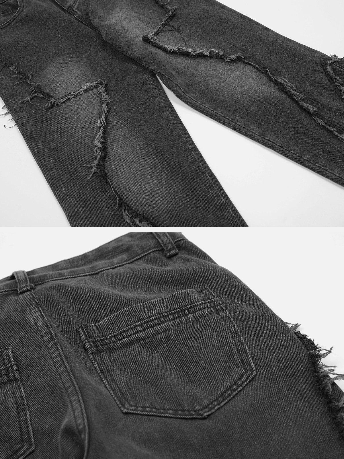 Star Patchwork Jeans