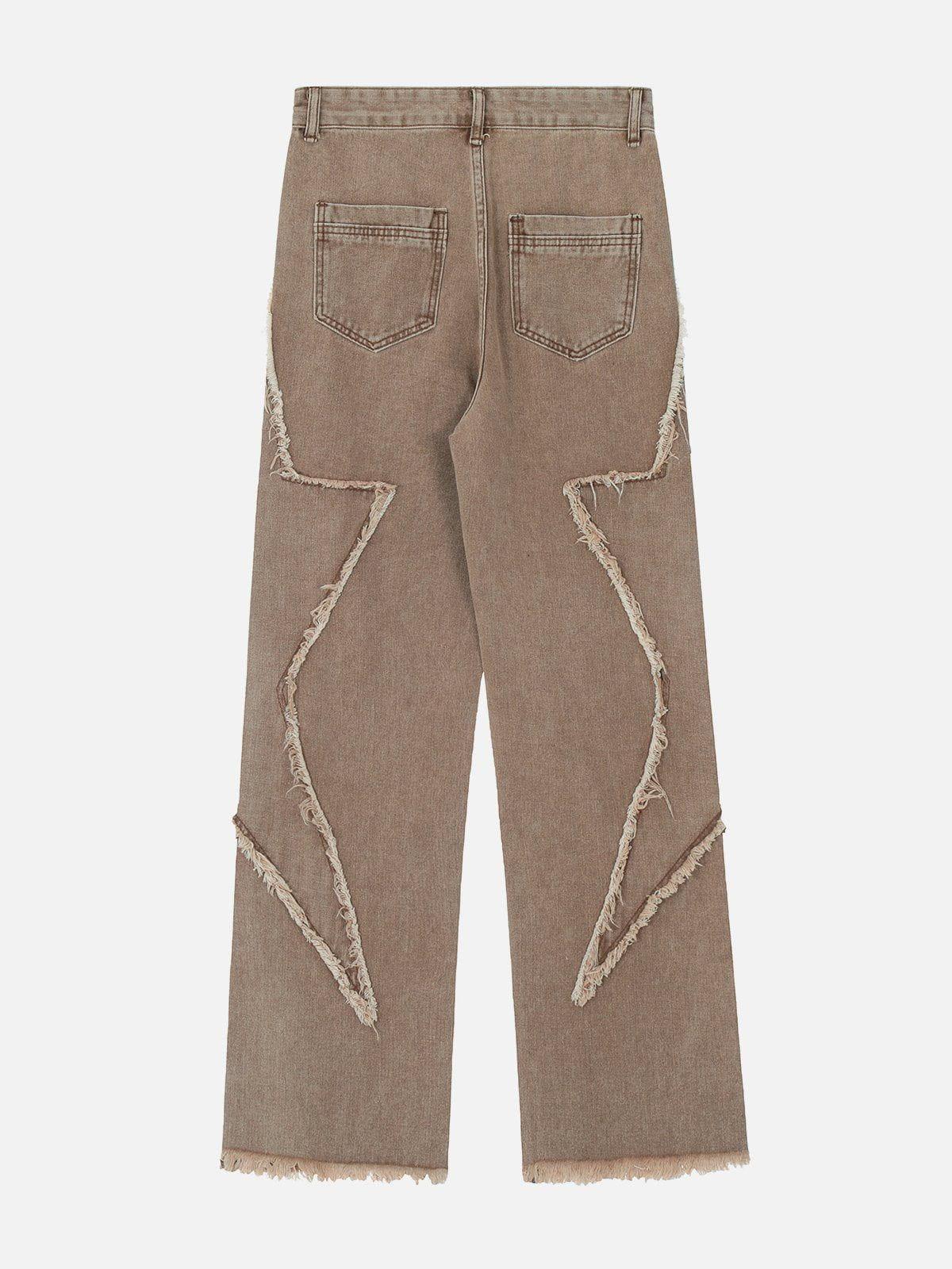 Star Patchwork Jeans