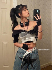 Star Patchwork Jorts