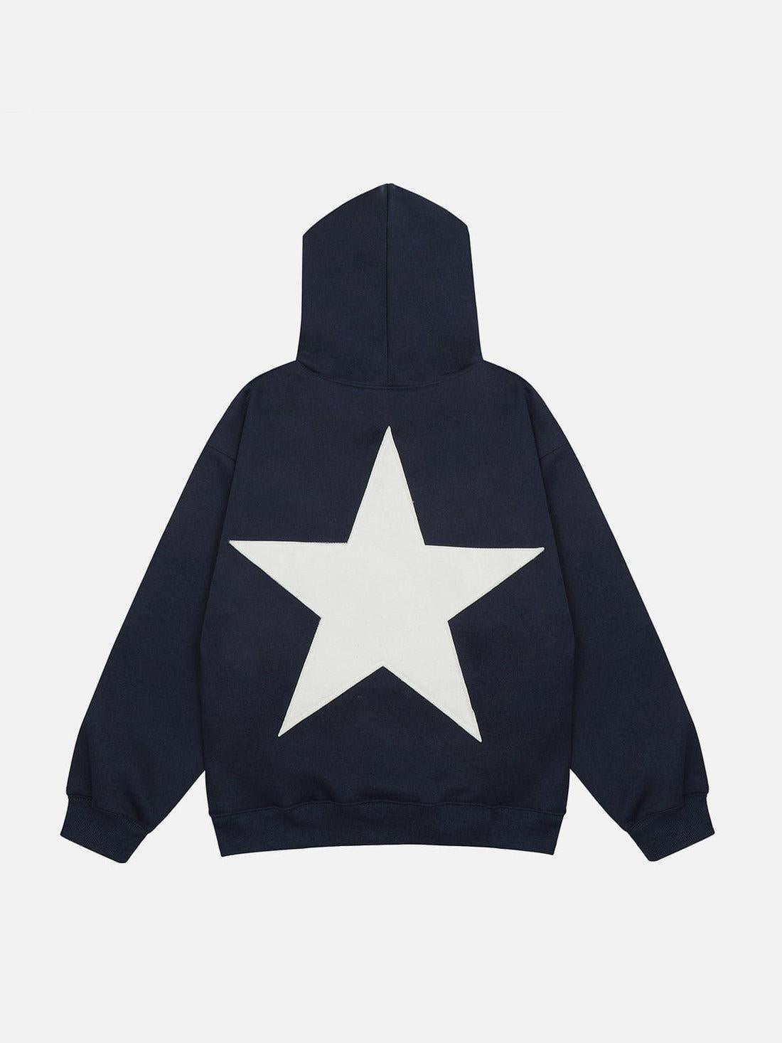 Star Print Hoodie "KENVIBE"