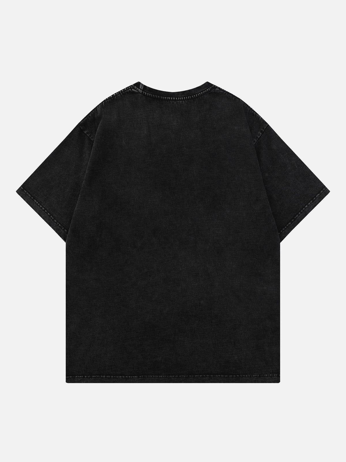 Star Print Washed Tee