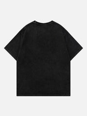 Star Print Washed Tee