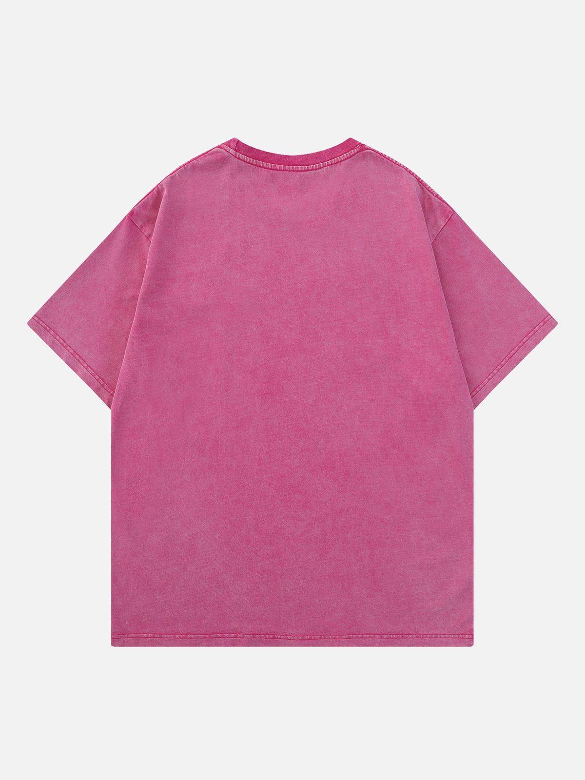 Star Print Washed Tee