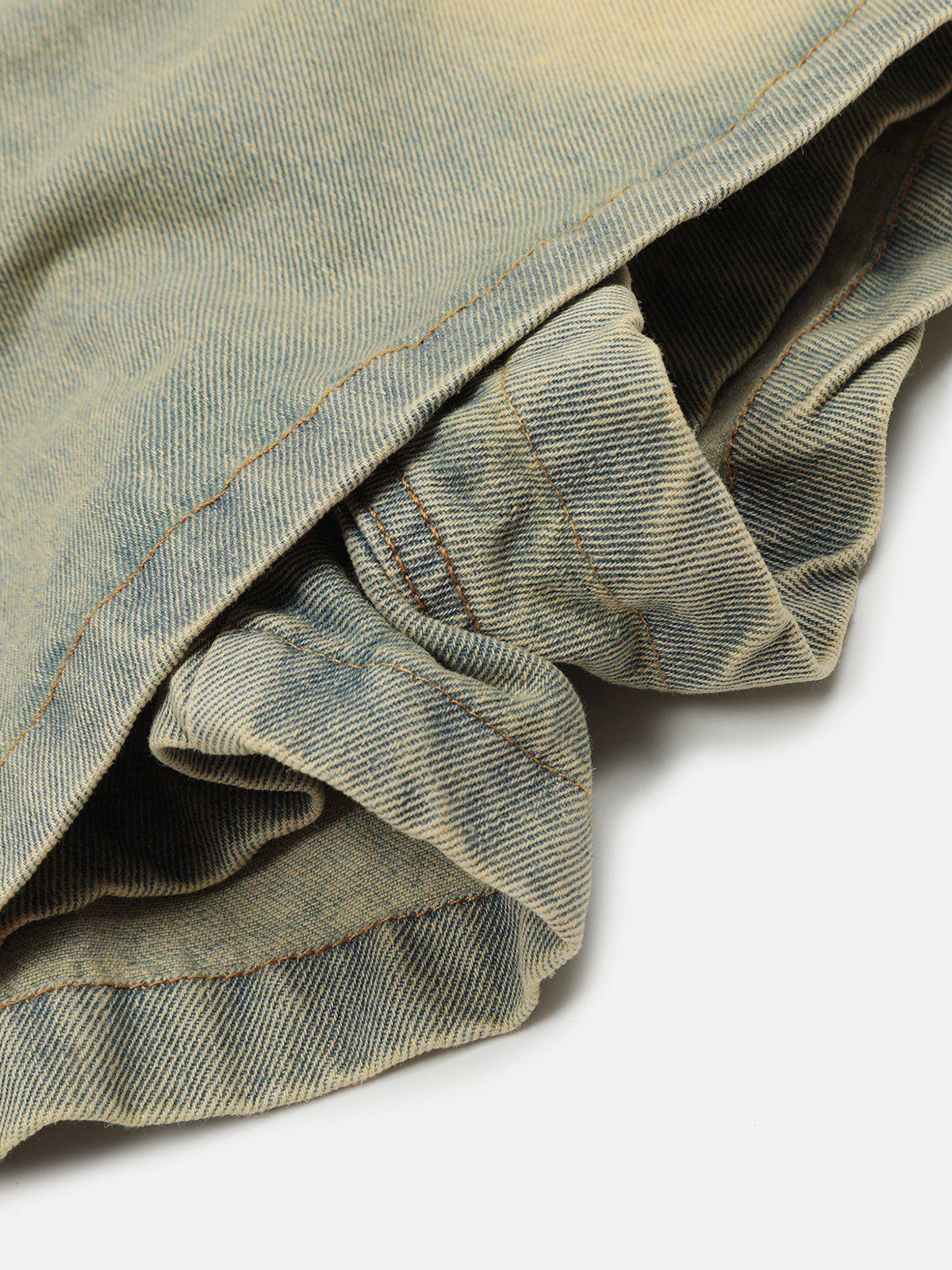 Star Rivet Leg Sleeves Jorts
