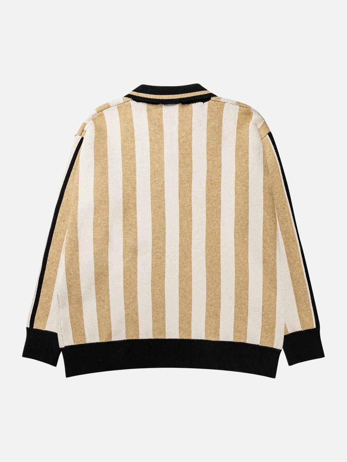 Star Rugby Striped Sweater