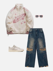 Star Sky Sherpa Coat