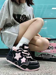 Star Thick Bottom Board Shoes Couple