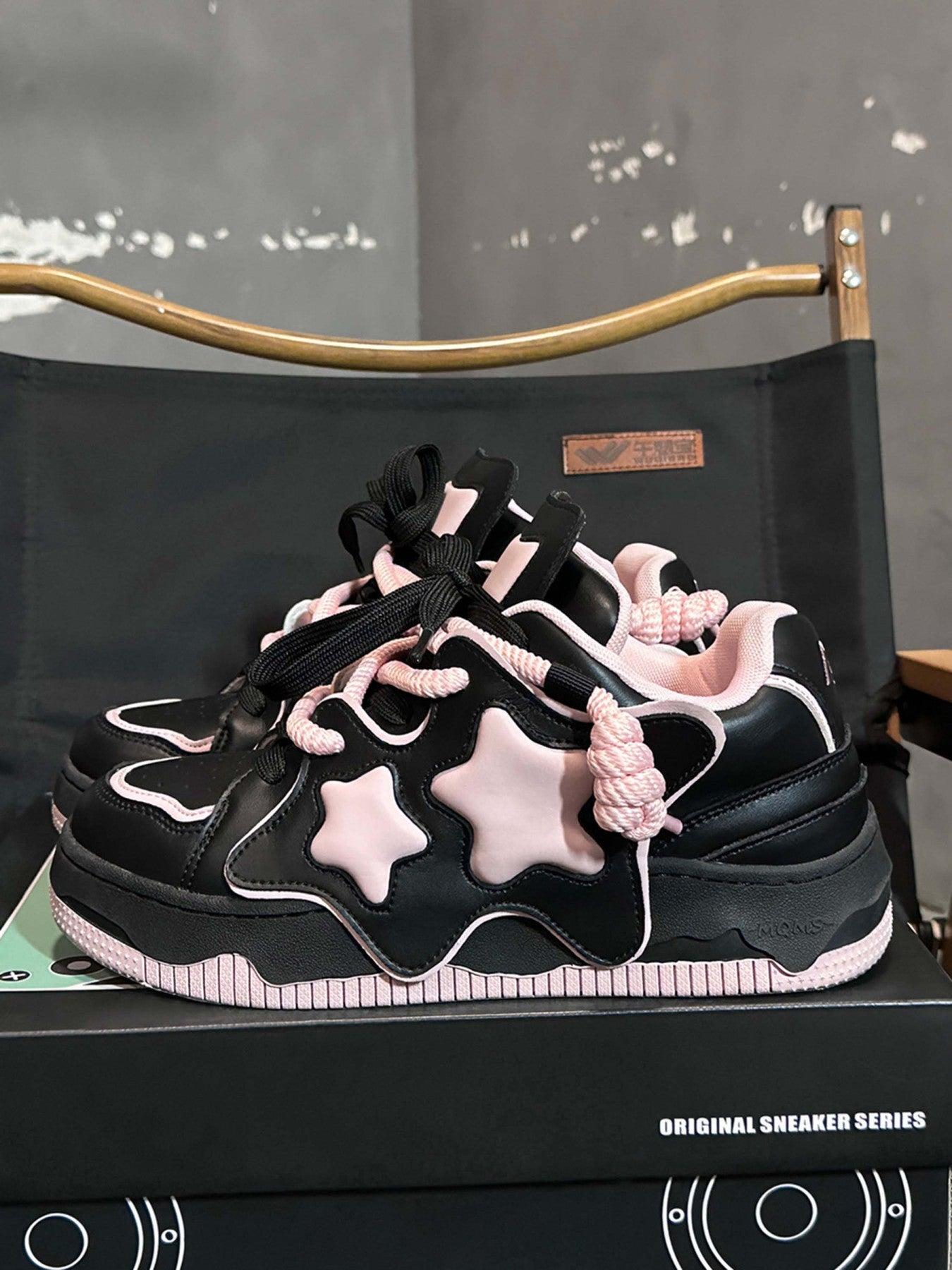 Star Thick Bottom Board Shoes Couple