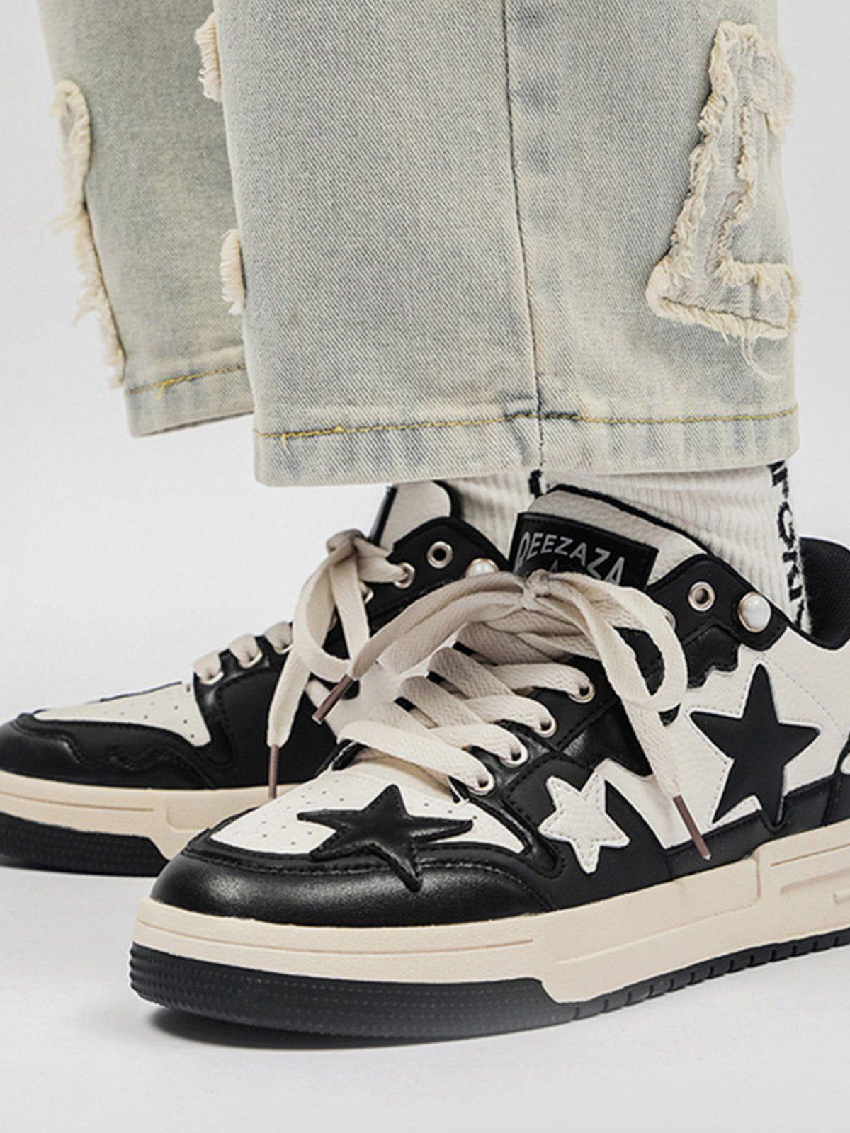 Star Thick Bottom Skate Shoes