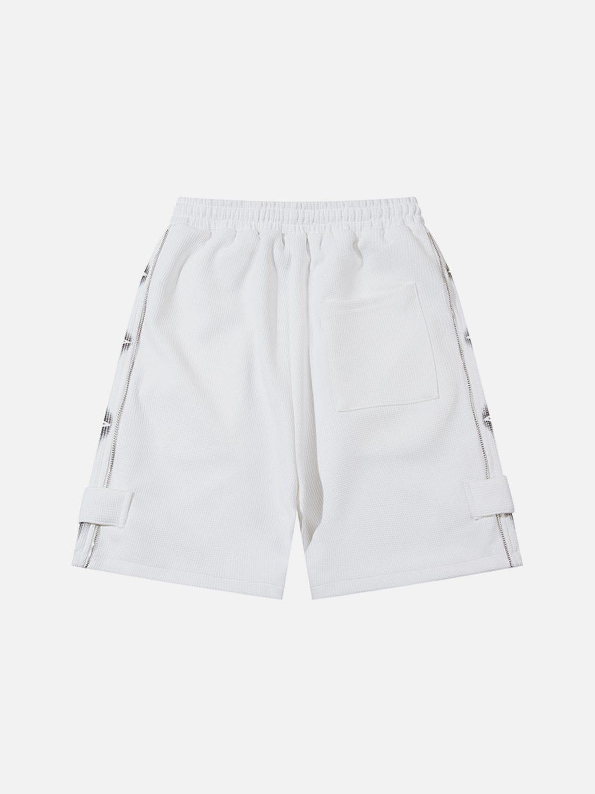 Star Zip Up Shorts
