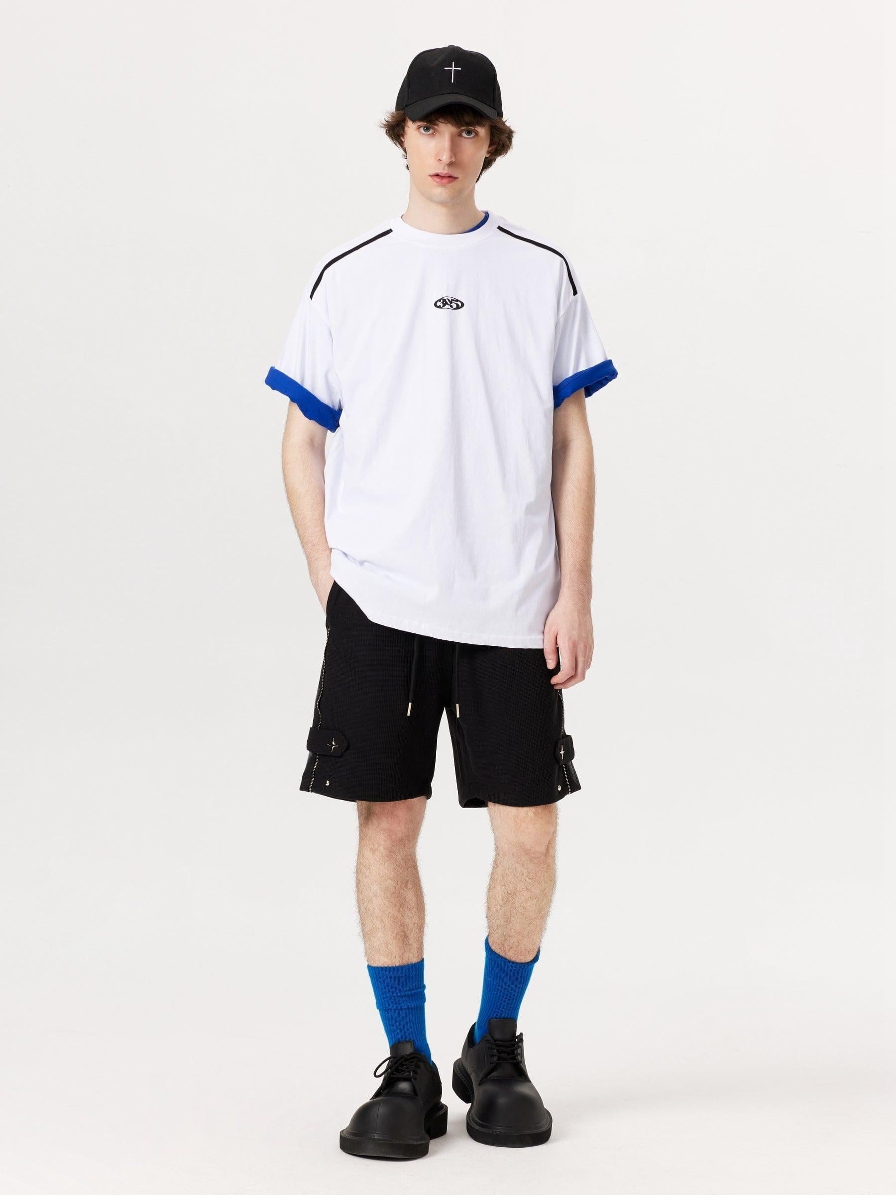 Star Zip Up Shorts