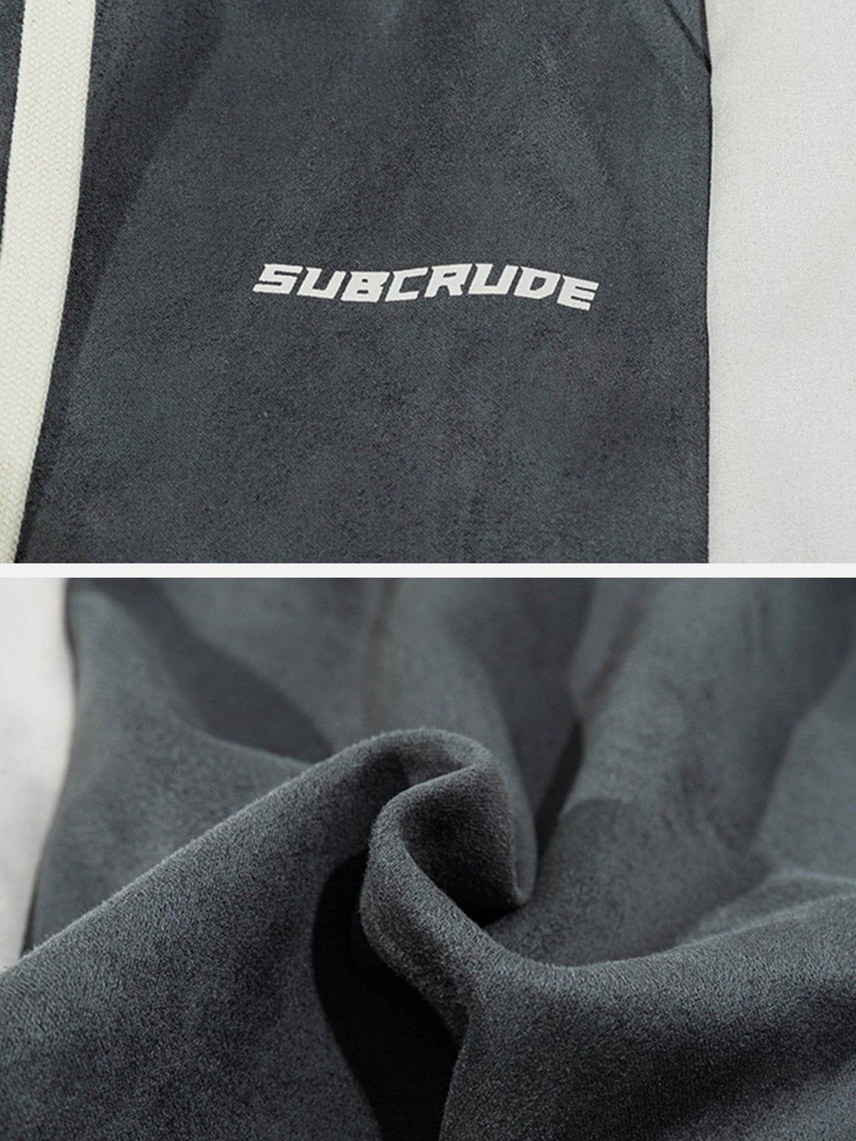 Stereoscopic Star Suede Shorts