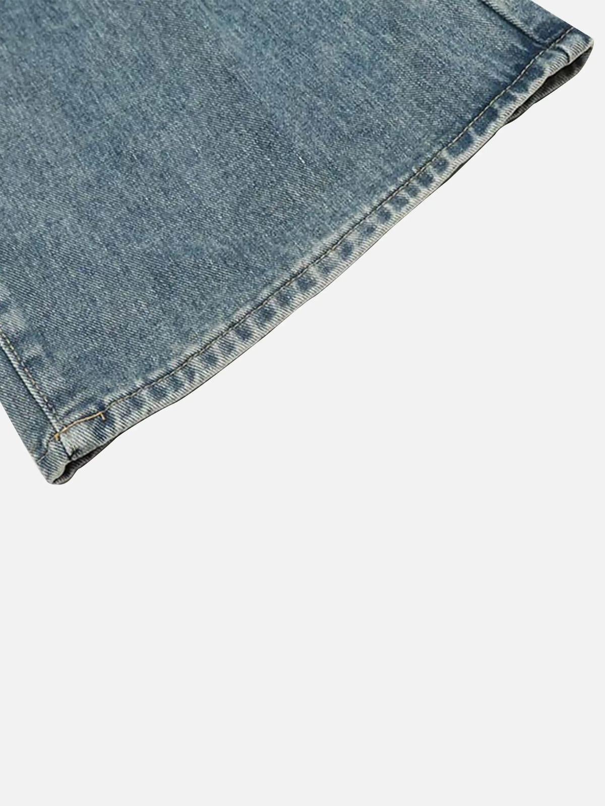 Strappy Bootcut Jeans
