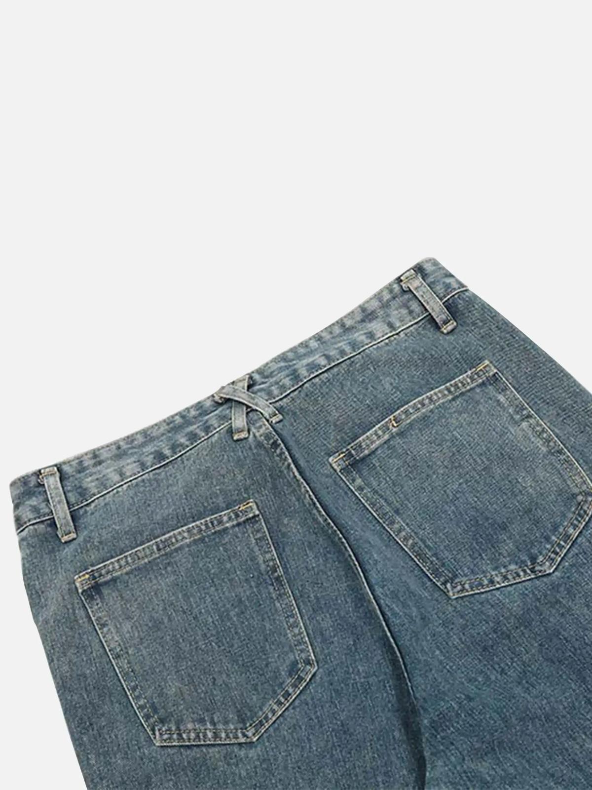 Strappy Bootcut Jeans
