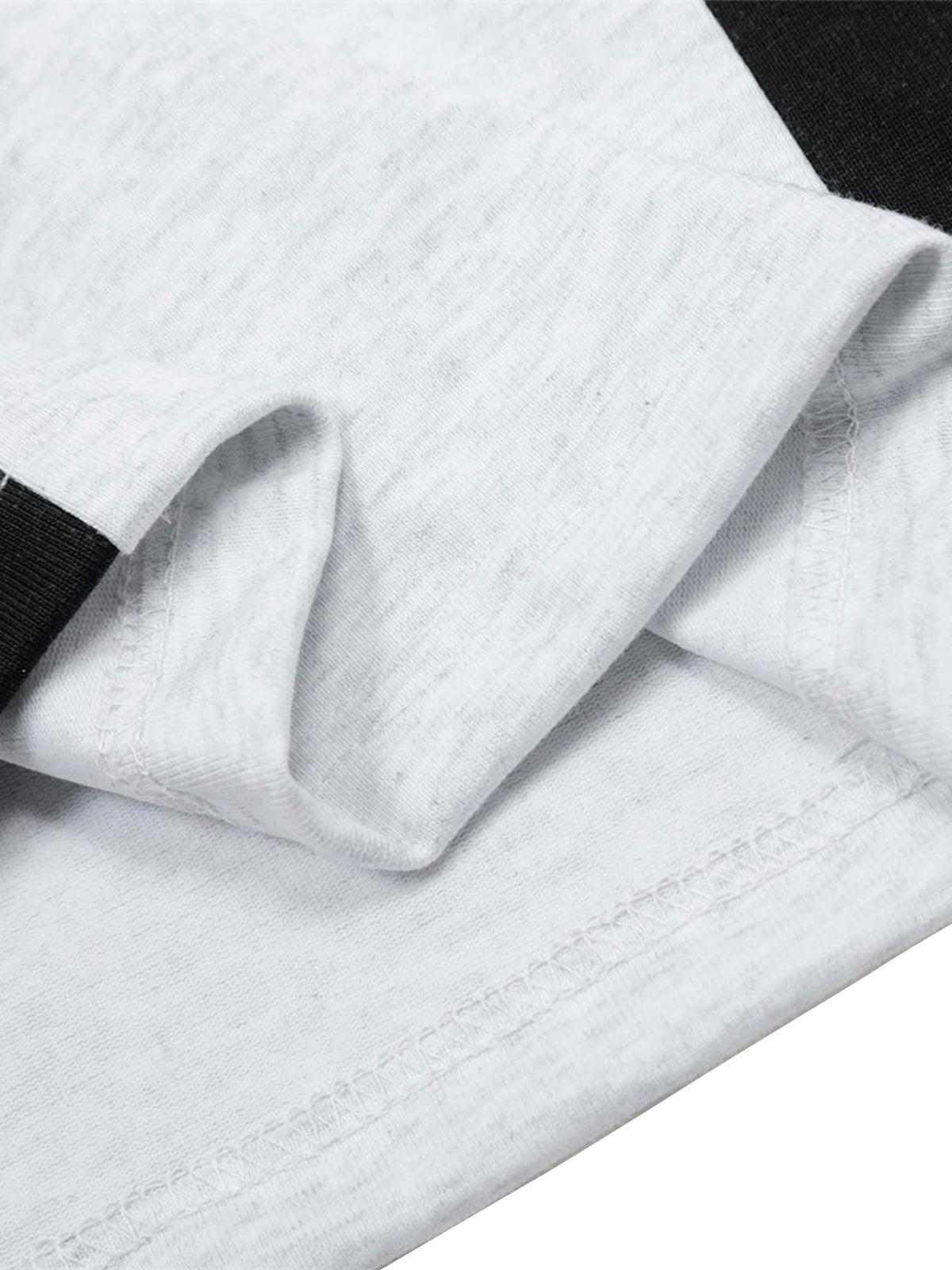 Street Contrast Panel Polo Shirt