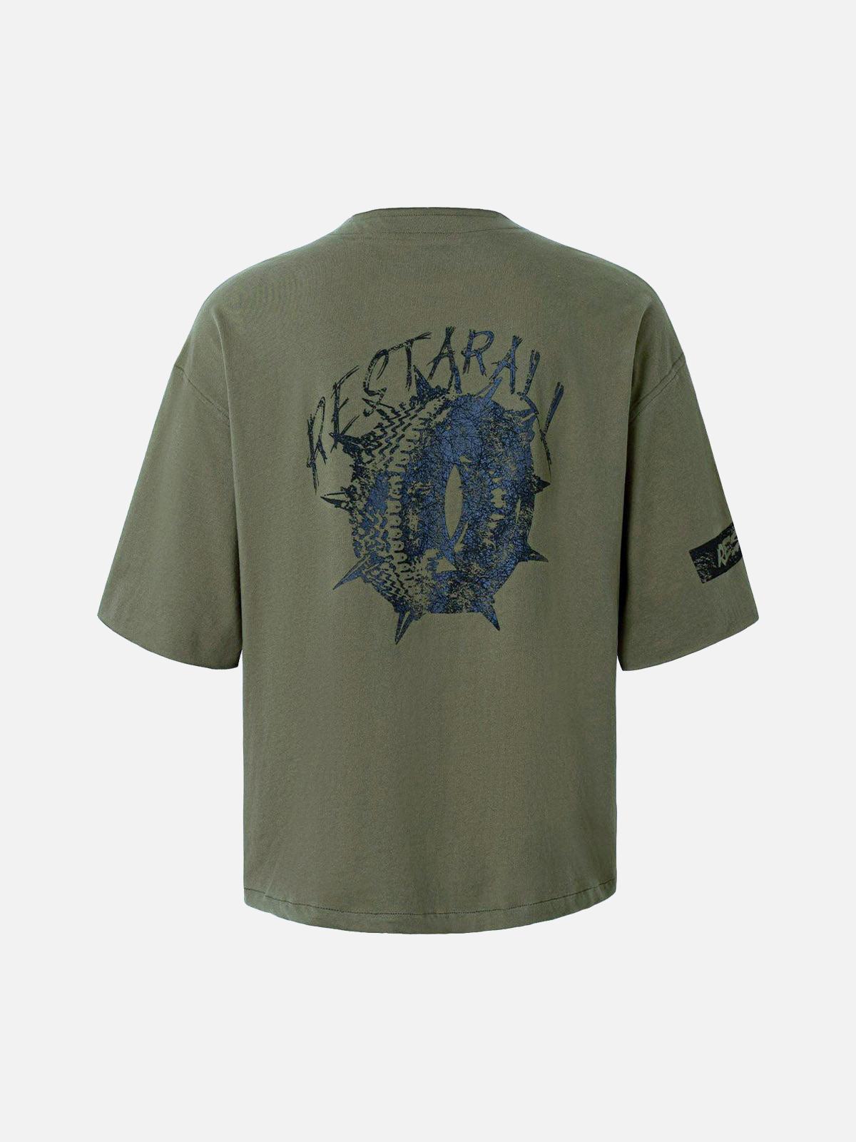 Street Devil Tire Graffiti T-Shirt