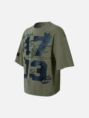 Street Devil Tire Graffiti T-Shirt