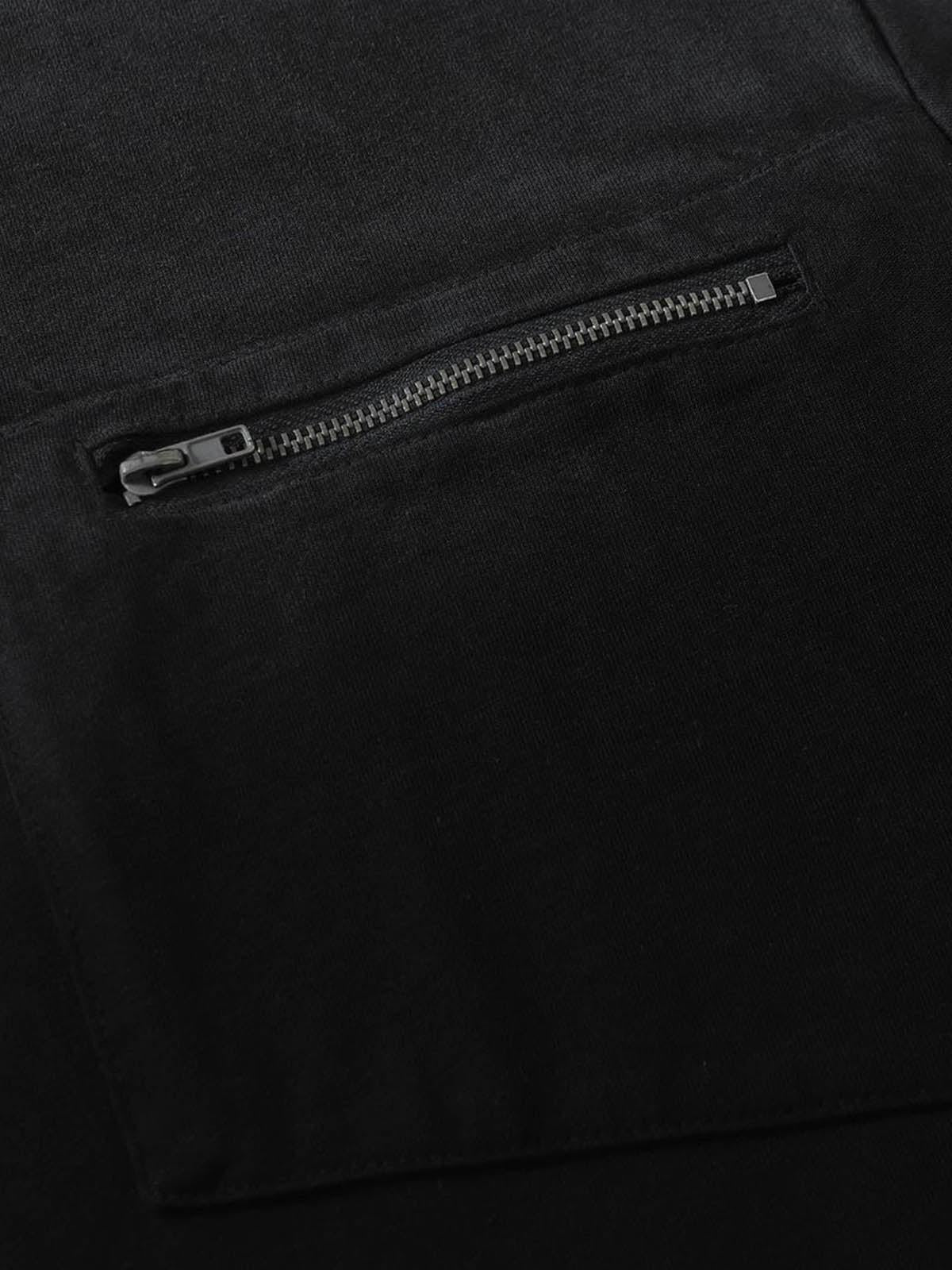 Street Dirty-Dye Distressed Cut Pocket T-Shirt