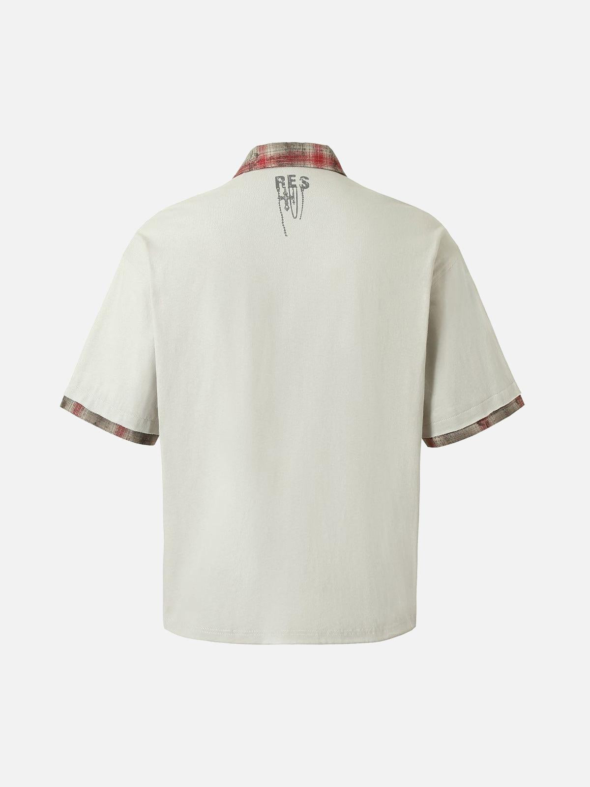 Street Graffiti POLO Lapel Shirt