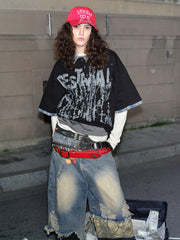 Street Graffiti POLO Lapel Shirt