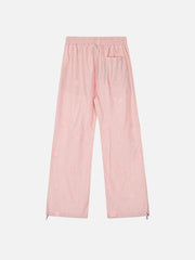 Street Retro Star Vertical Stripes Trousers