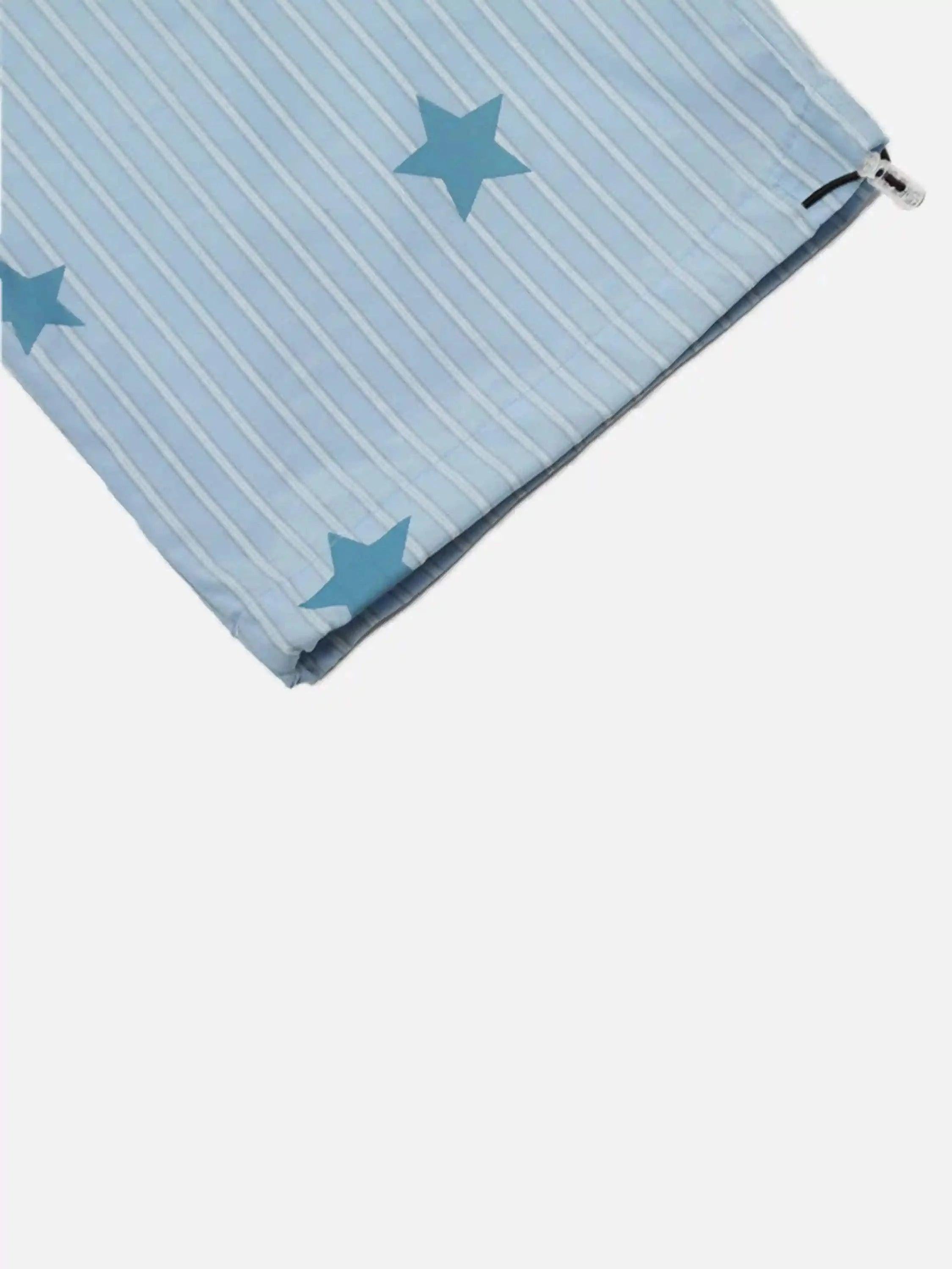 Street Retro Star Vertical Stripes Trousers