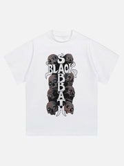 Street Skull Graphic T-Shirt