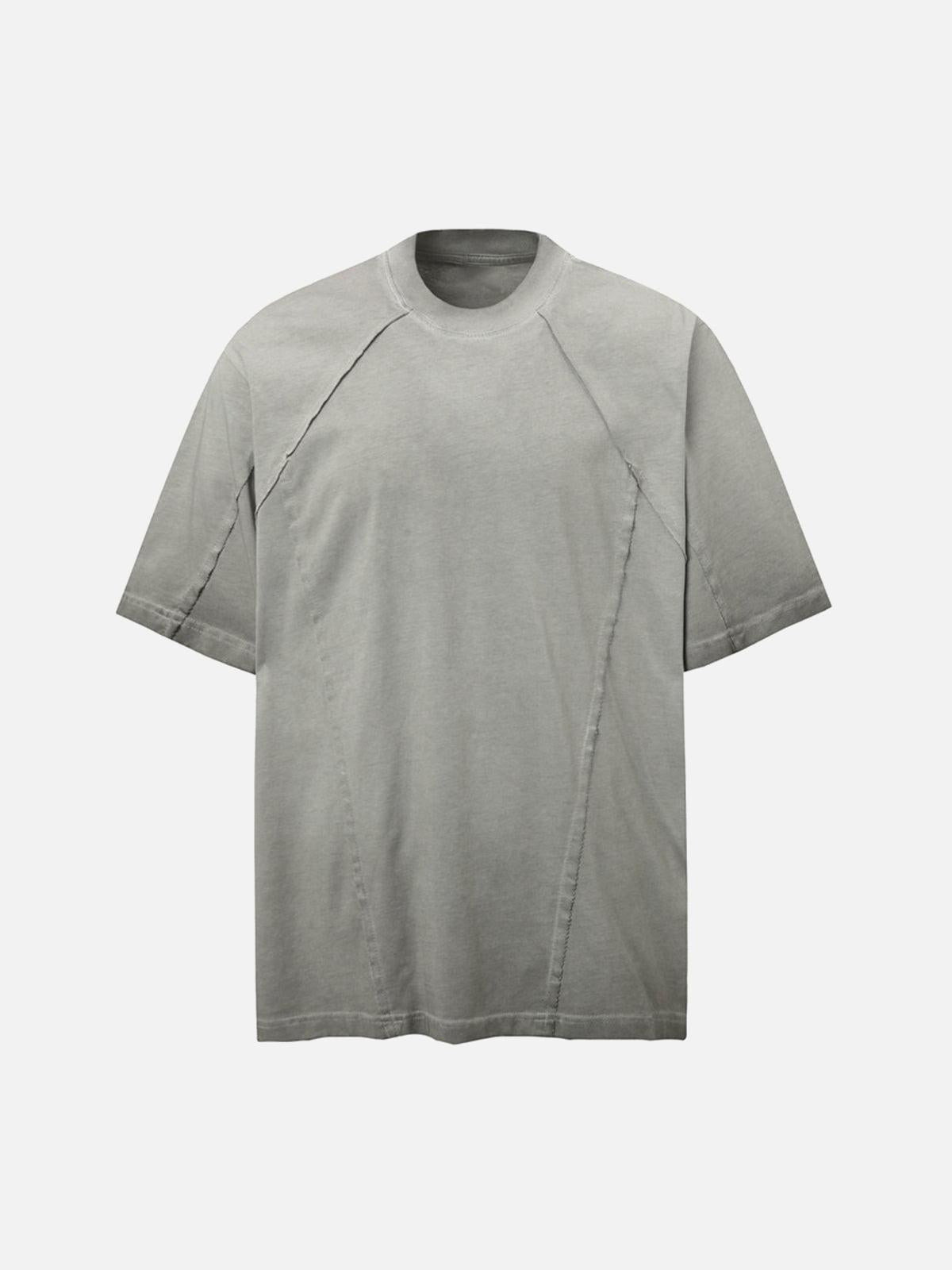 Street Split Studded Patch T-Shirt