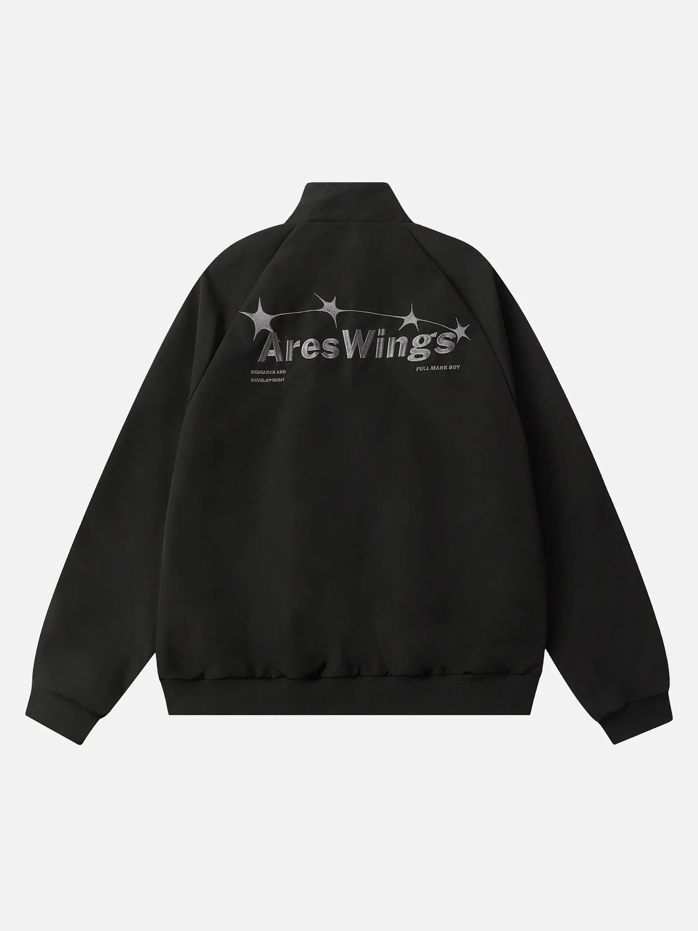 Street Stars Embroidered Zip-Up Jacket