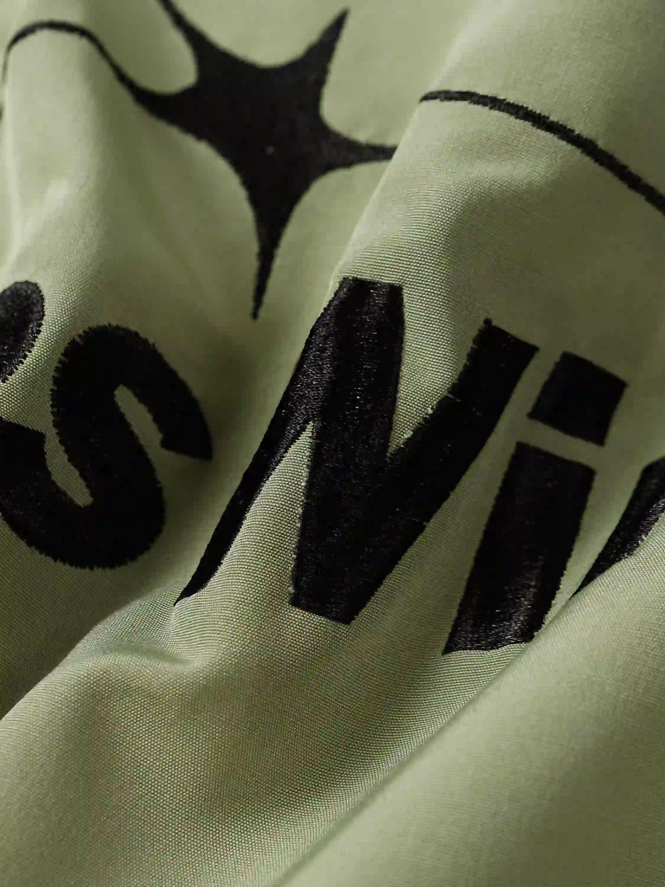 Street Stars Embroidered Zip-Up Jacket