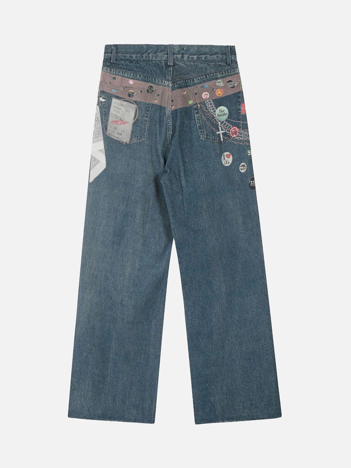 Street Washed Cleanfit Straight Jeans