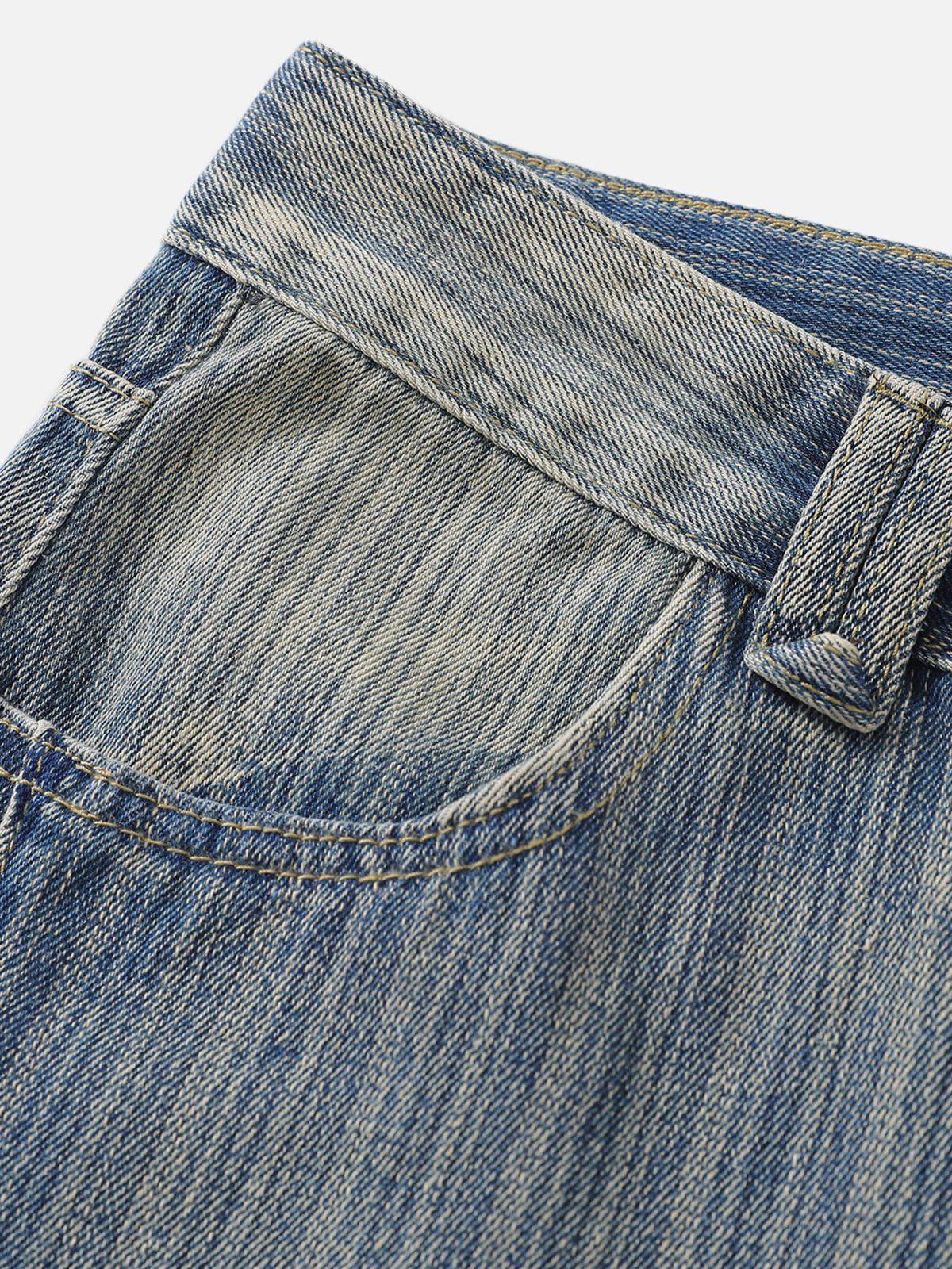 Stripe Washed Jeans