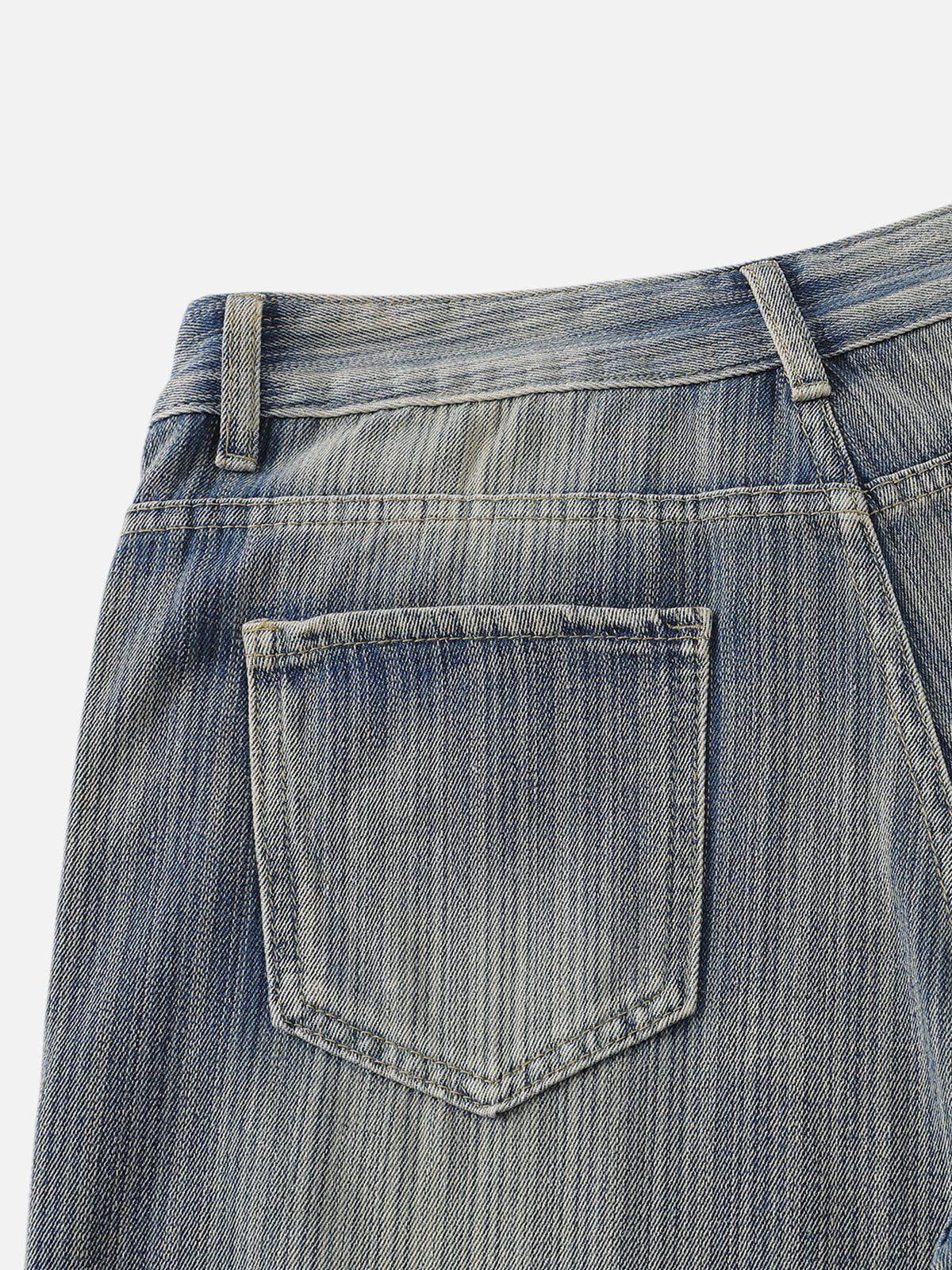 Stripe Washed Jeans