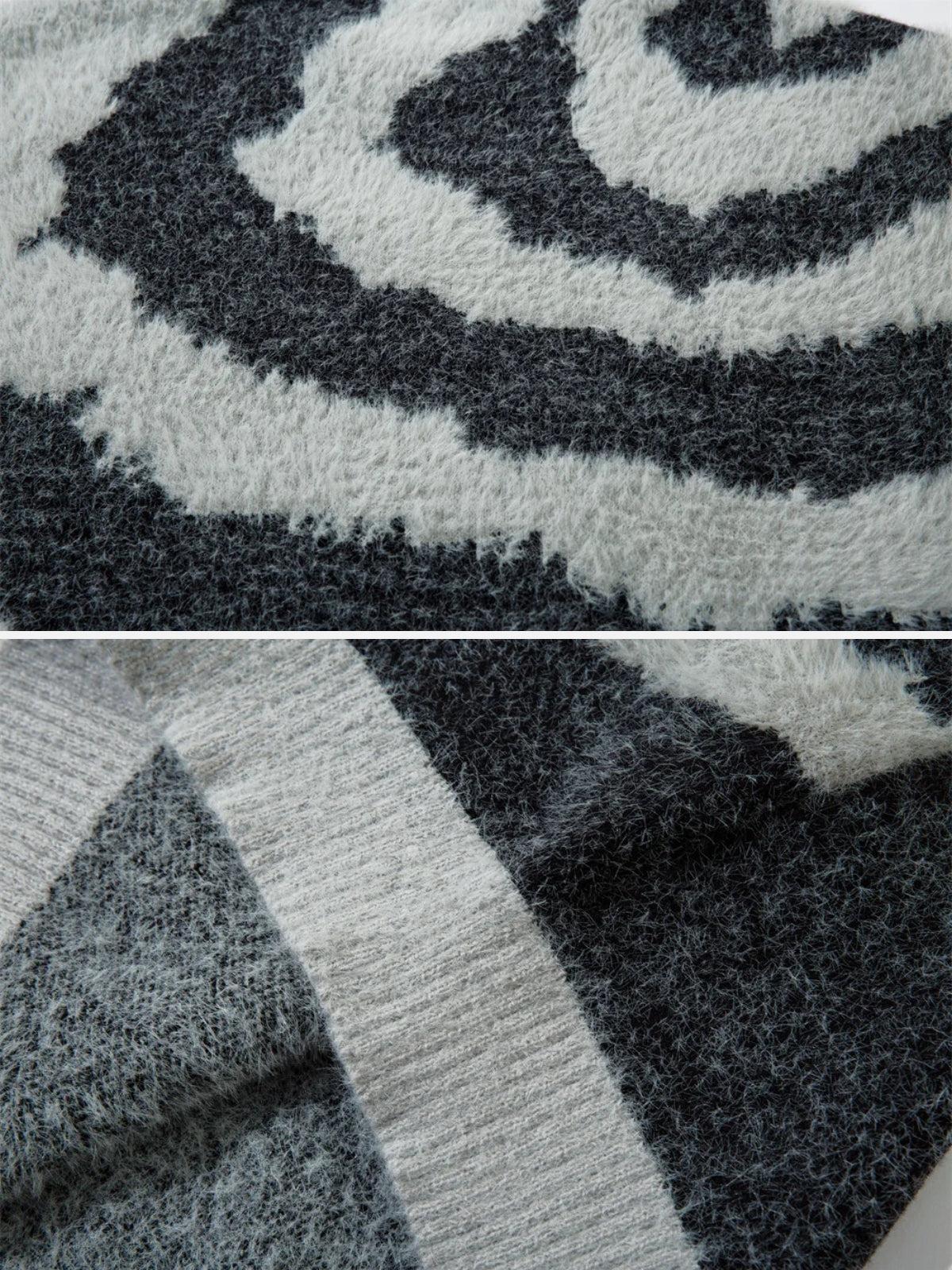 Striped Knit Sweater