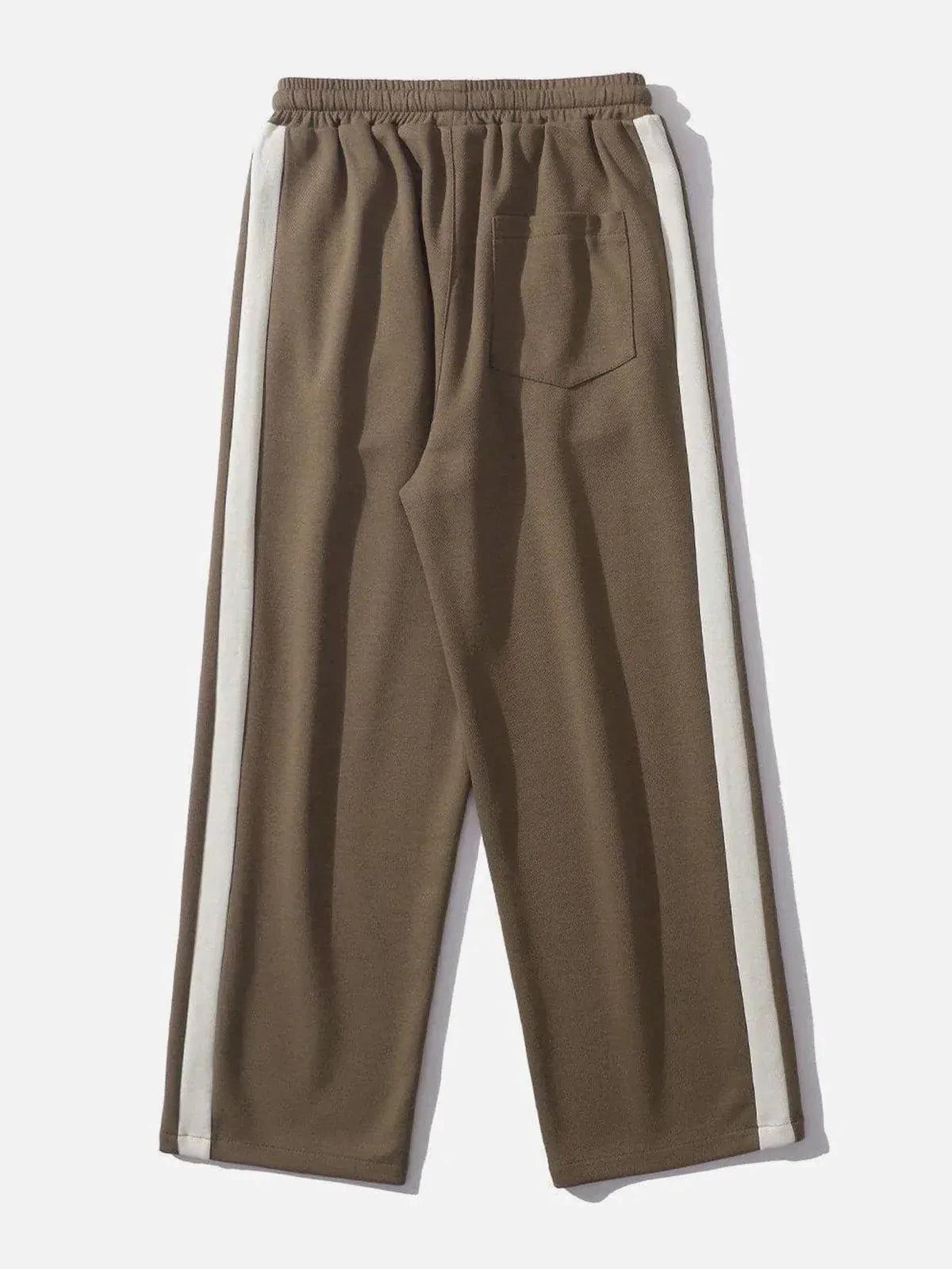 Striped Patchwork Pants