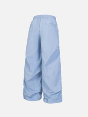 Striped Pleated Sweatpants