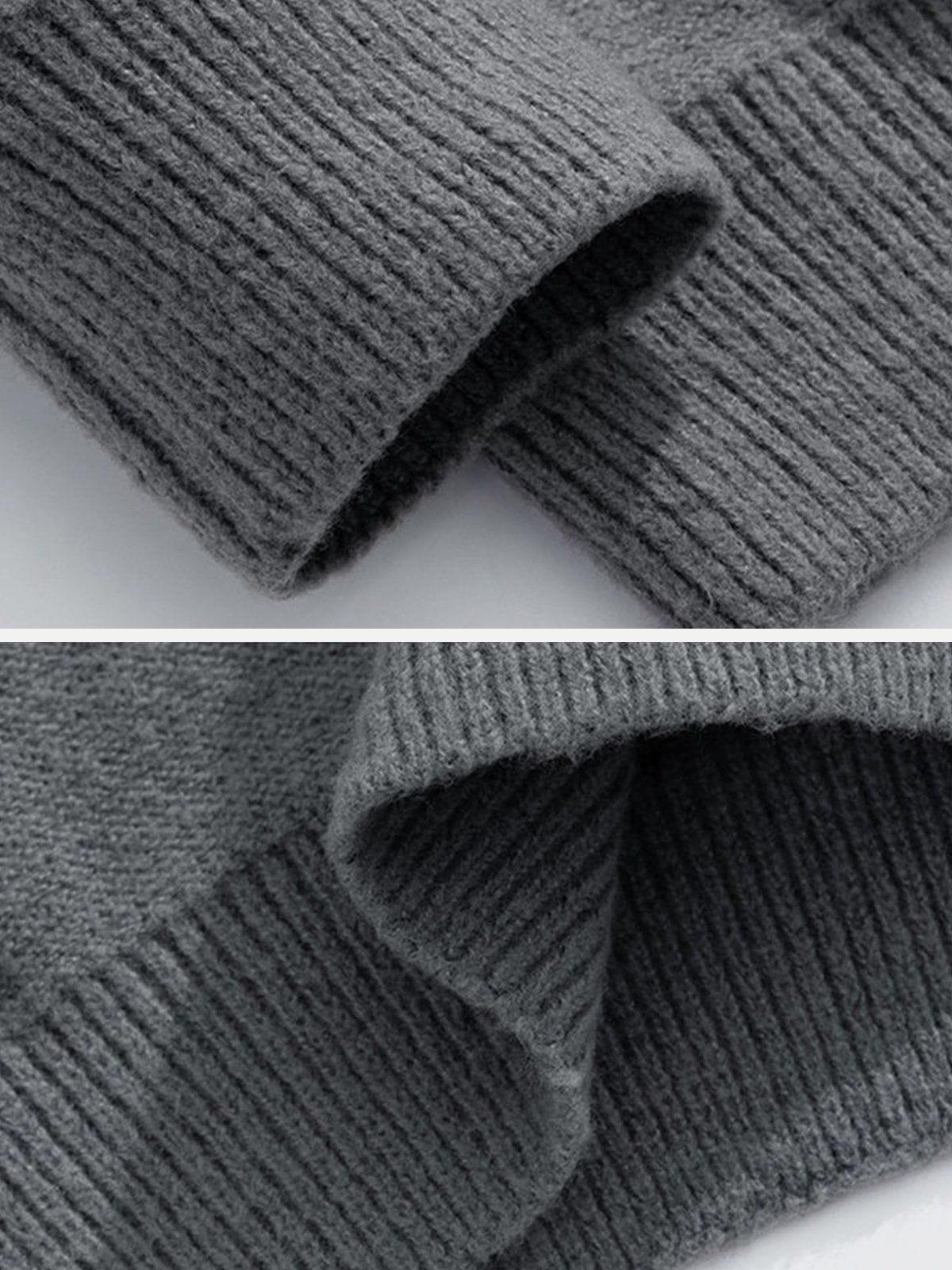 Stripes Splicing Sweater