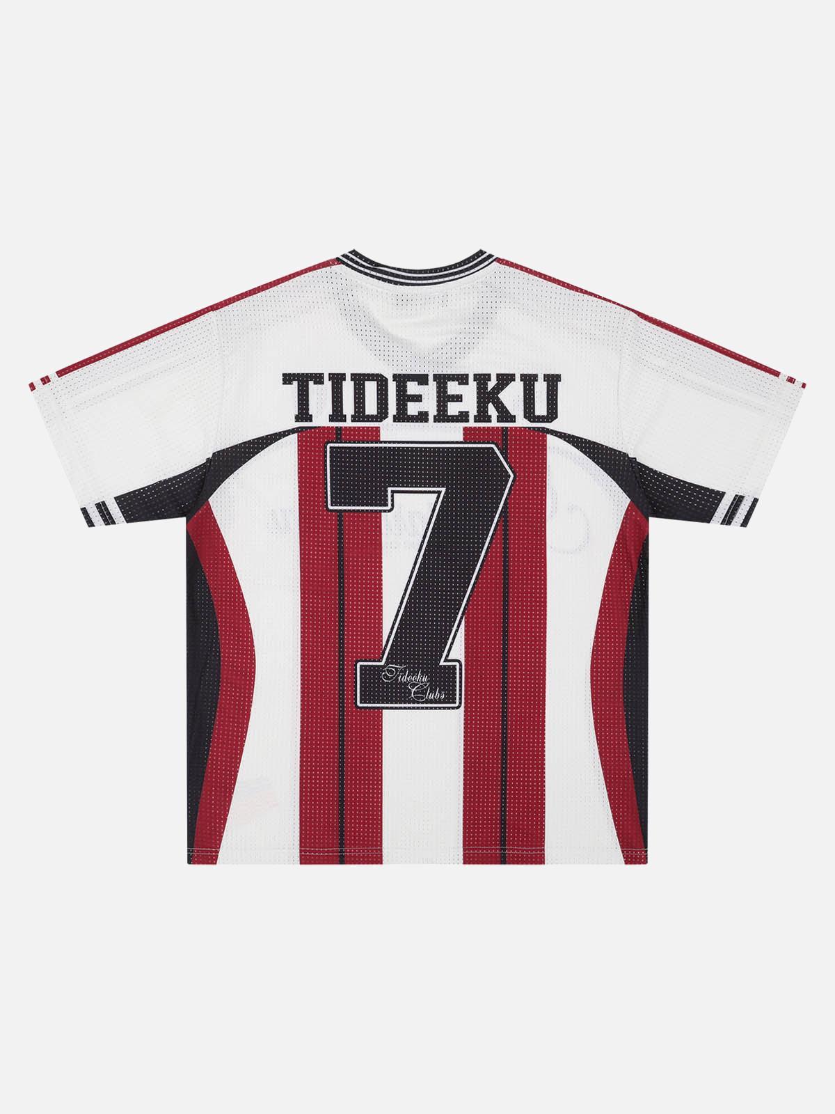 Stylish Striped Sports Jersey T-Shirt