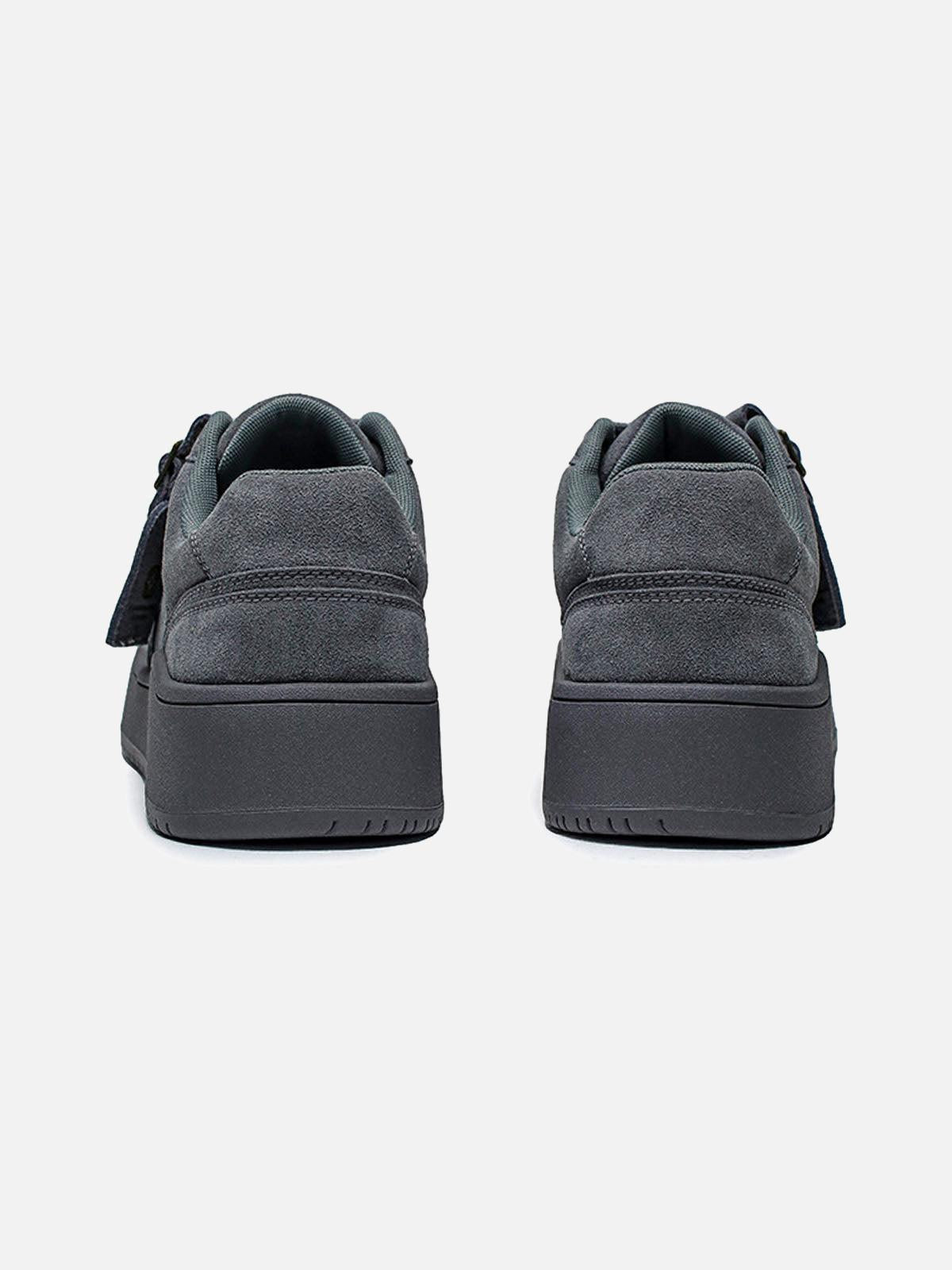 Suede Low-Top Skate Shoes