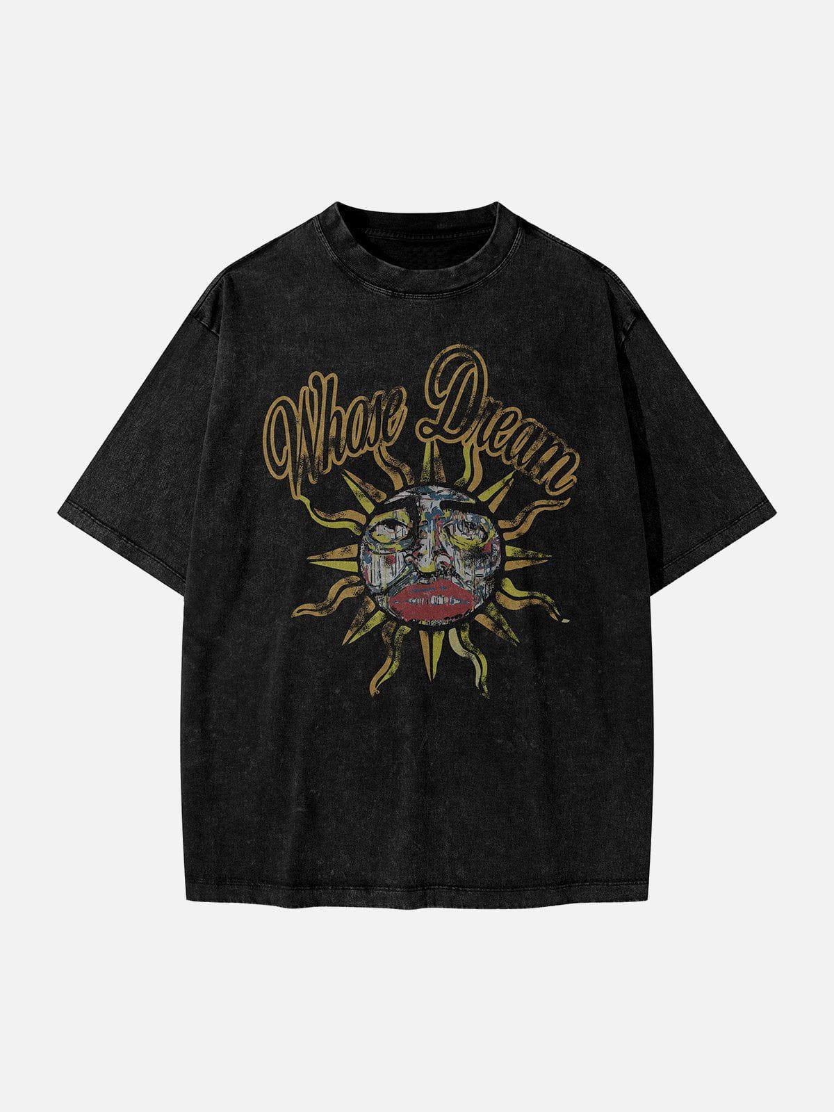 Sun Doodle Print Tee