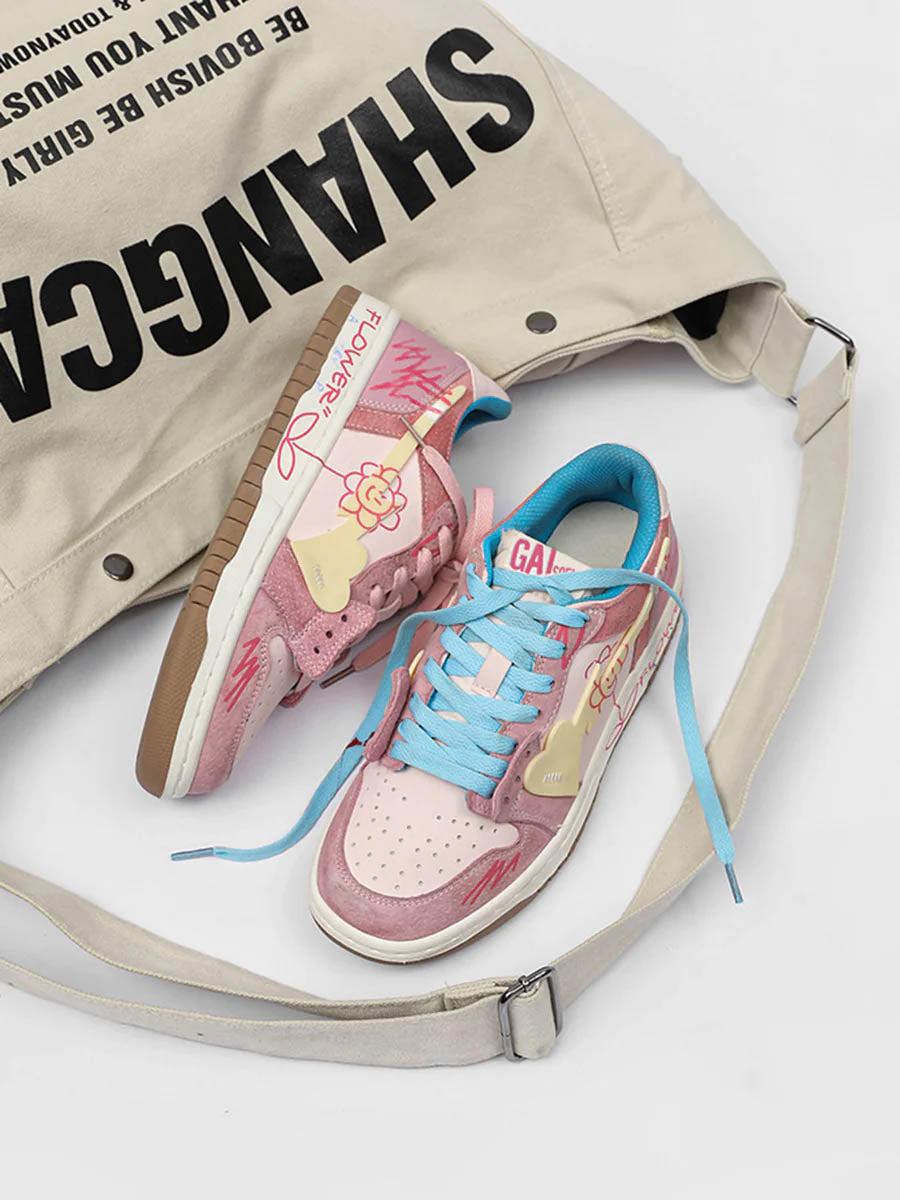 Sunflower Couple Sports Skate Shoe