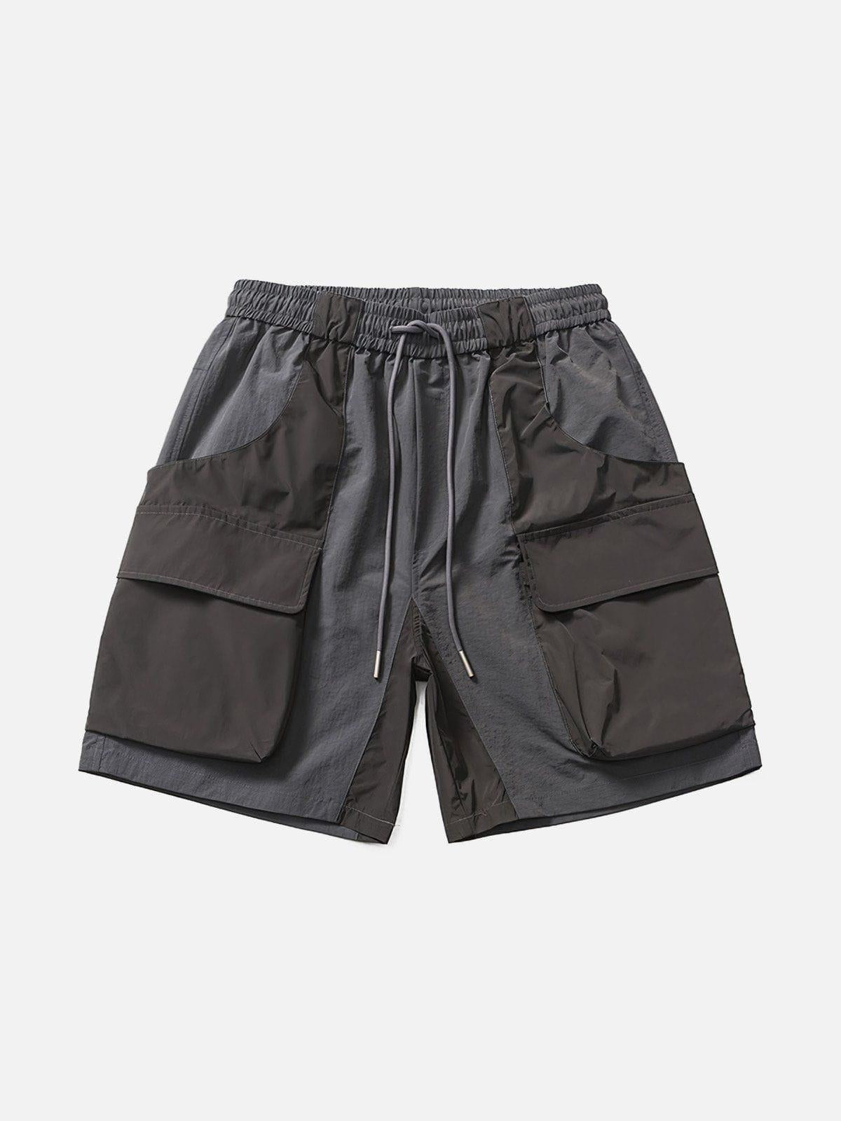 3D Pocket Drawstring Shorts