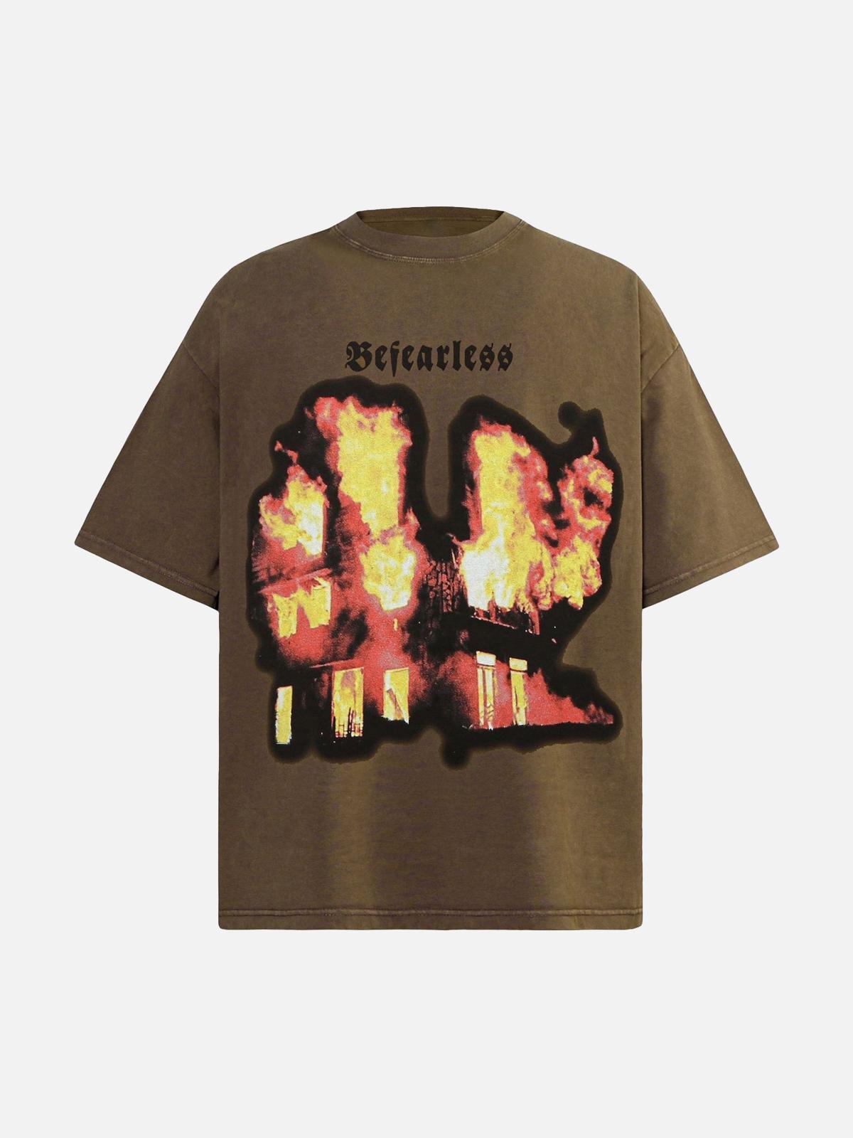 American High Street Burning Hip Hop T-Shirt