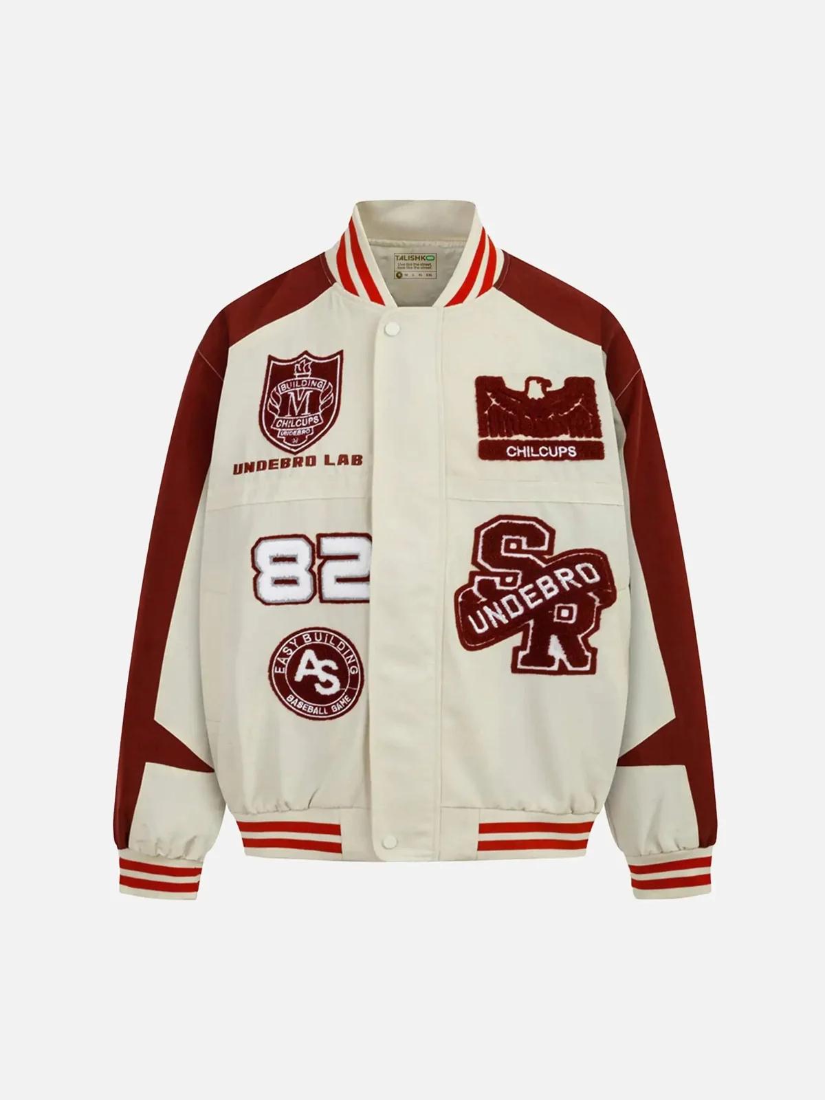 American Hip-Hop Campus Baseball Jacket