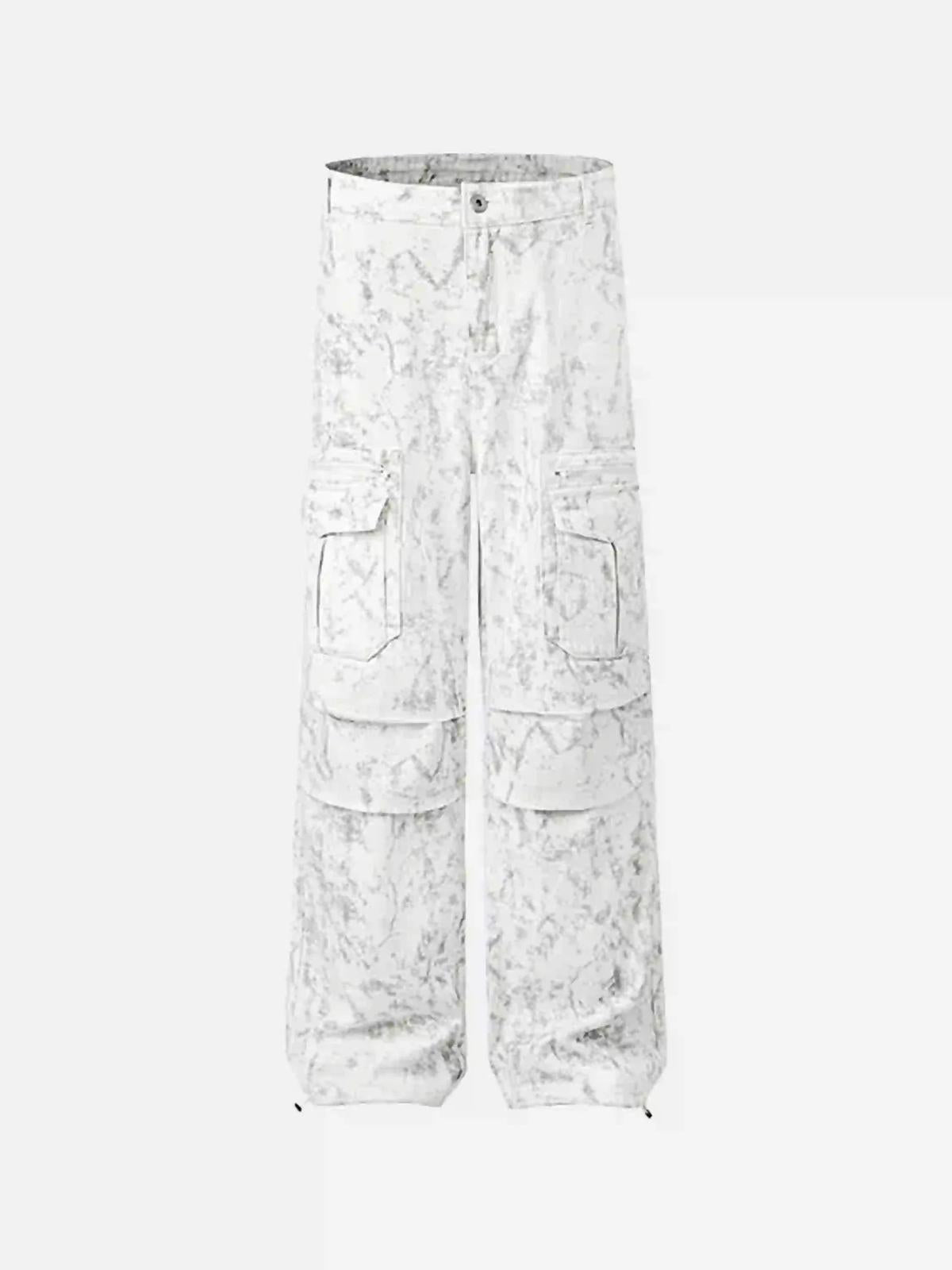 American Retro Style Multi-Pocket Overalls